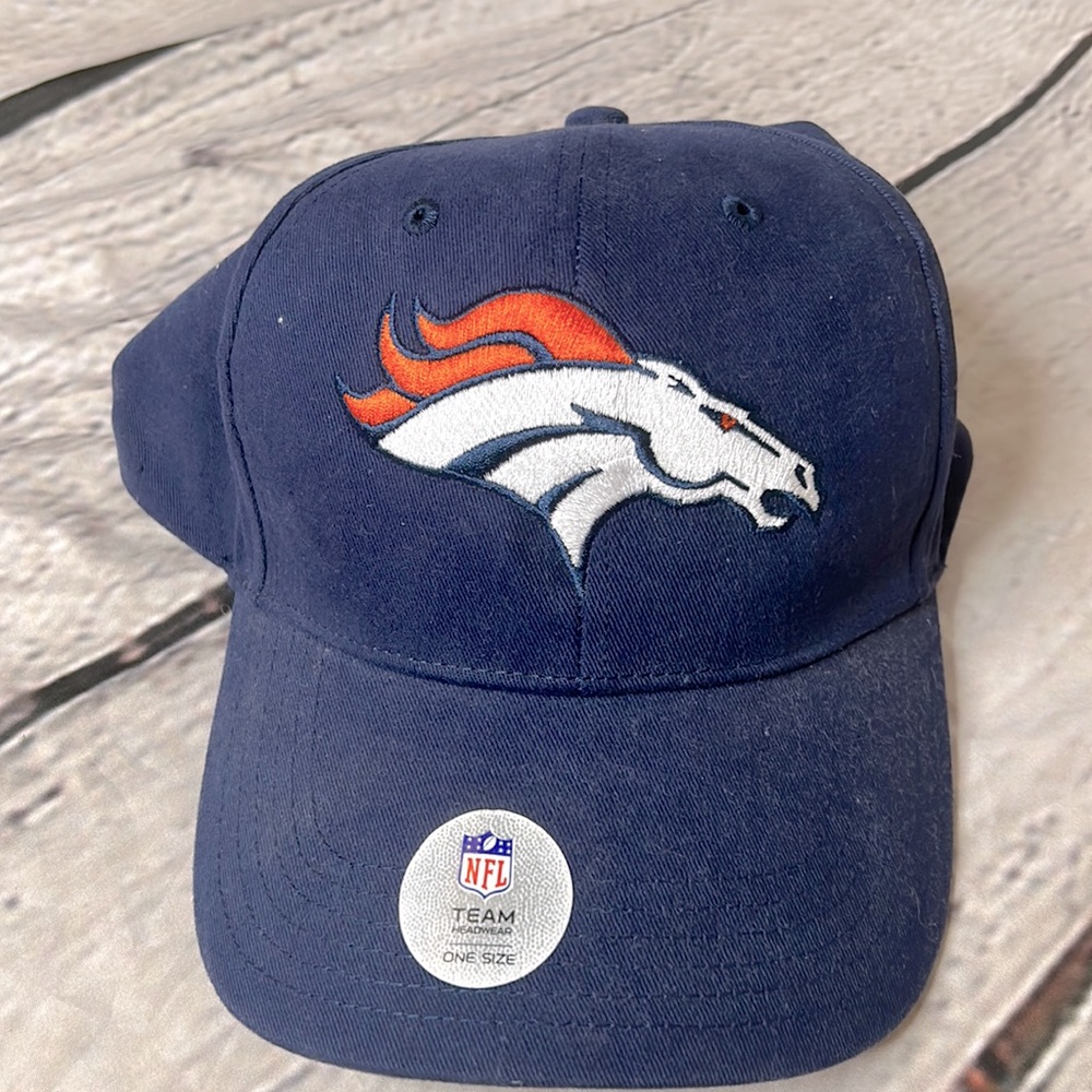 NFL Denver Broncos Navy Blue Baseball Cap Brand New